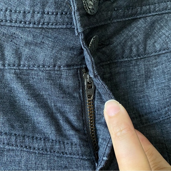 PrAna Lizbeth Hemp Blend Capri Pants in Coal Size 8 - Picture 5 of 14